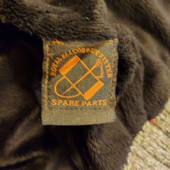 Royal Falcon Wool Blend Cable Knit Faux Fur Lined Hooded SweaterJacket - Picture 13 of 16